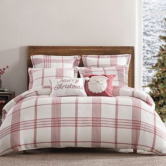Levtex Home Waffle Plaid Duvet Cover Set