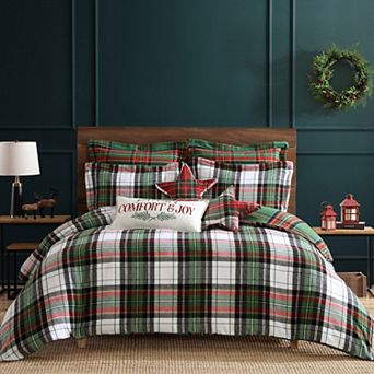 Levtex Home Spencer Plaid Flannel Duvet Cover Set