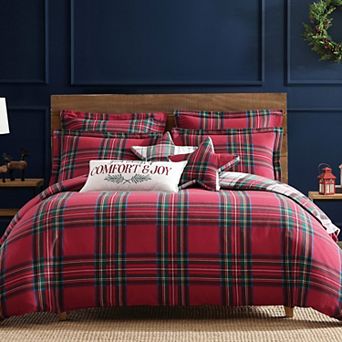 Levtex Home Spencer Plaid Flannel Comforter Set