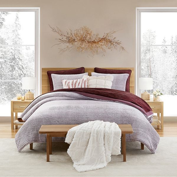 Koolaburra by UGG Sonele Faux Fur Comforter Set with Shams