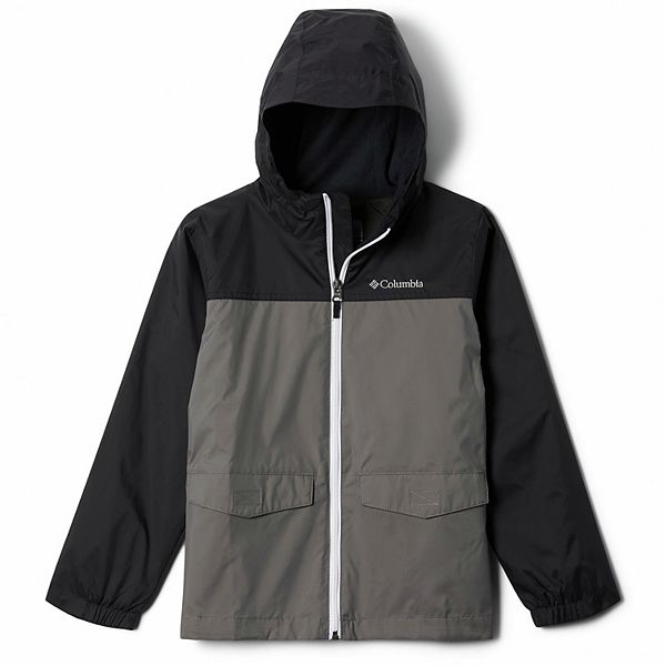 Boys 4-20 Columbia Rain-zilla Fleece-lined Rain Jacket