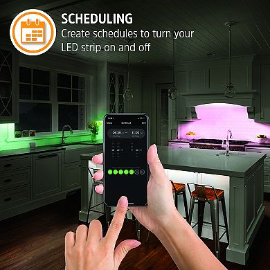 Energizer Smart Wi-Fi 6.5 Foot Multi-Color & White LED Light Strip