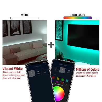 Energizer Smart Wi-Fi 6.5 Foot Multi-Color & White LED Light Strip