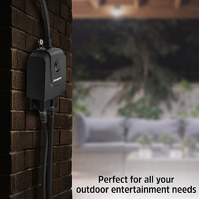 Energizer Second Generation Smart Wi-Fi Outdoor 2-Port Plug