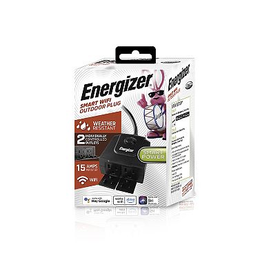 Energizer Second Generation Smart Wi-Fi Outdoor 2-Port Plug