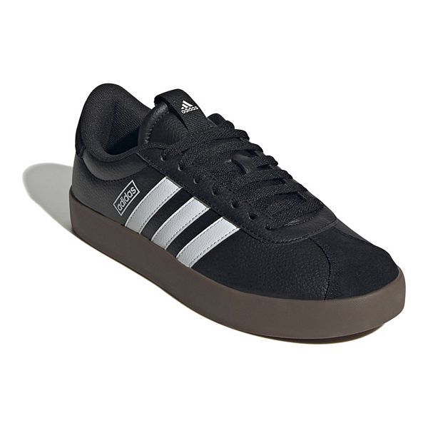 adidas VL Court 3.0 Women's Shoes - Black White Gum (7.5)