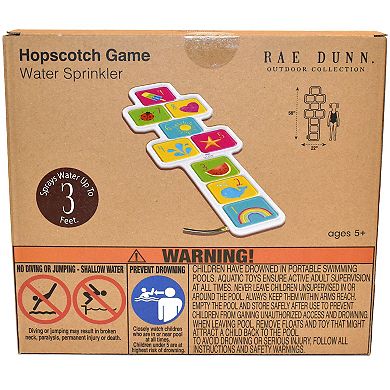 Rae Dunn Hopscotch Game Water Sprinkler