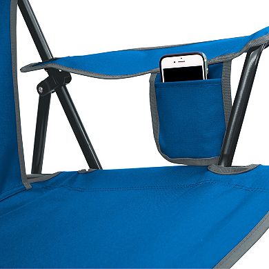 GCI Outdoor Saybrook Blue SunShade Comfort Pro Chair