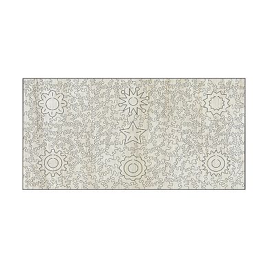 AREYOUGAMECOM Wooden Circles Jigsaw 309 Piece Puzzle