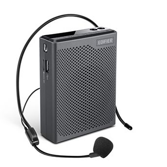 Edifier MF5P Portable Voice Amplifier with Wired Microphone, Black
