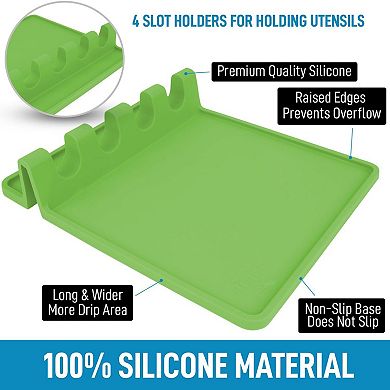 Extra Large Silicone Spoon Rest