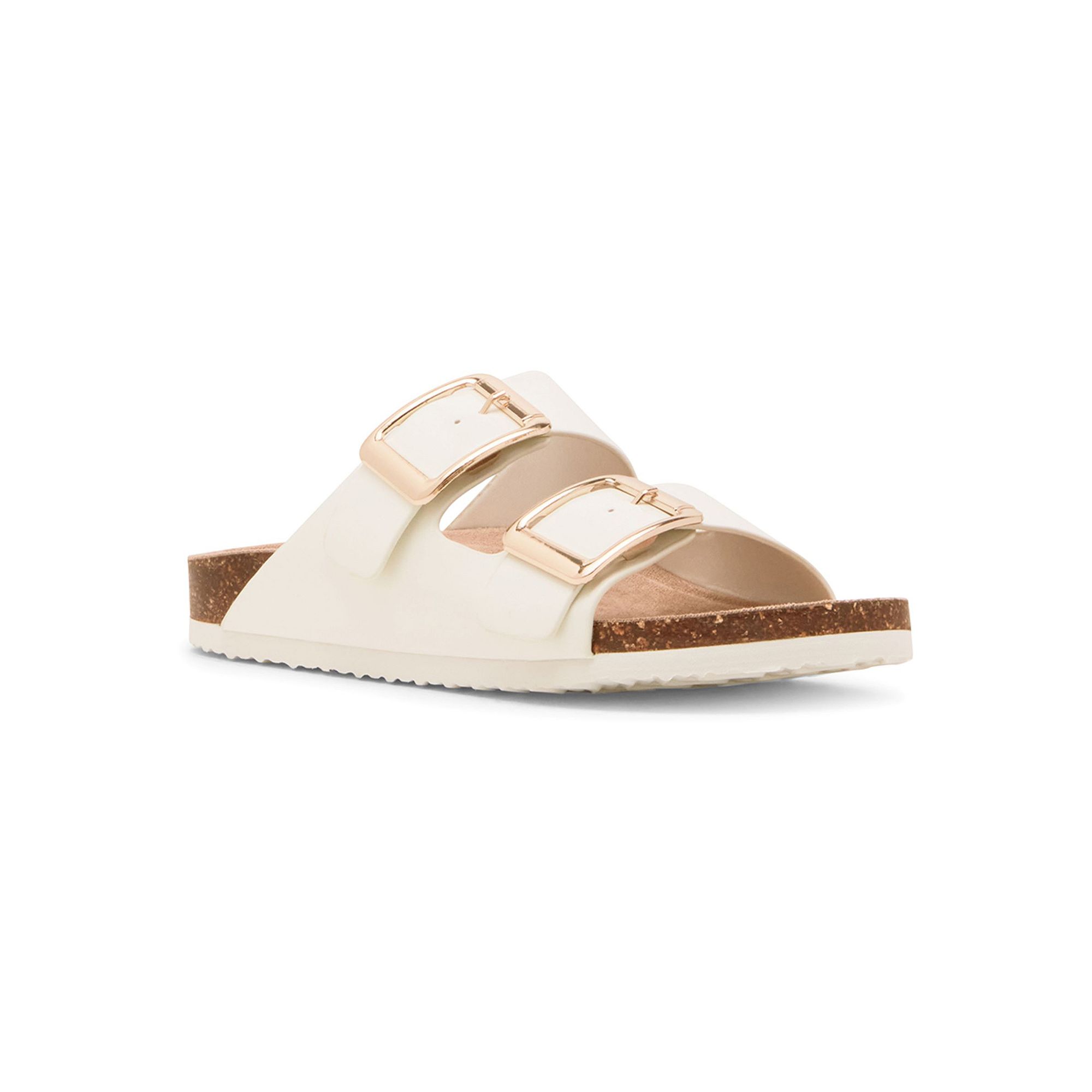 madden girl Bodiee Womens Sandals, Size: 5, White Patent