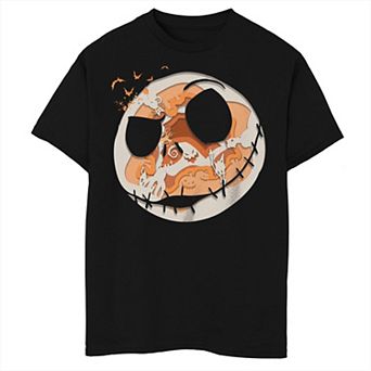 Disney's The Nightmare Before Christmas Boys 8-20 Jack Paper Cut Fill Husky Tee
