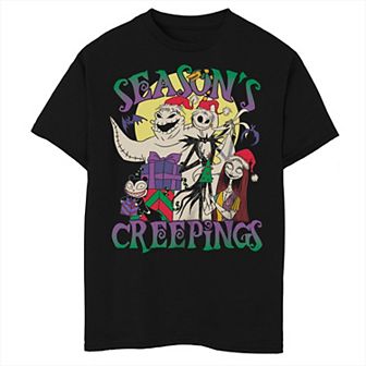 Disney's Nightmare Before Christmas Boys 8-20 Season's Creepings Husky Tee