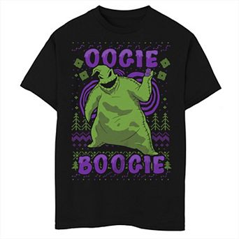 Disney's Nightmare Before Christmas Boys 8-20 Oogie Boogie Ugly Sweater Husky Tee
