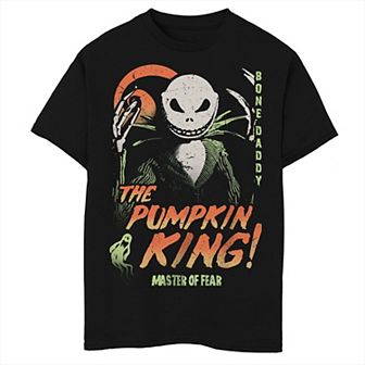 Disney's Nightmare Before Christmas Boys 8-20 Jack Skellington Master of Fear Husky Tee