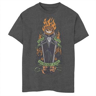 Disney's Nightmare Before Christmas Boys 8-20 Jack Long Live Pumpkin King Husky Tee