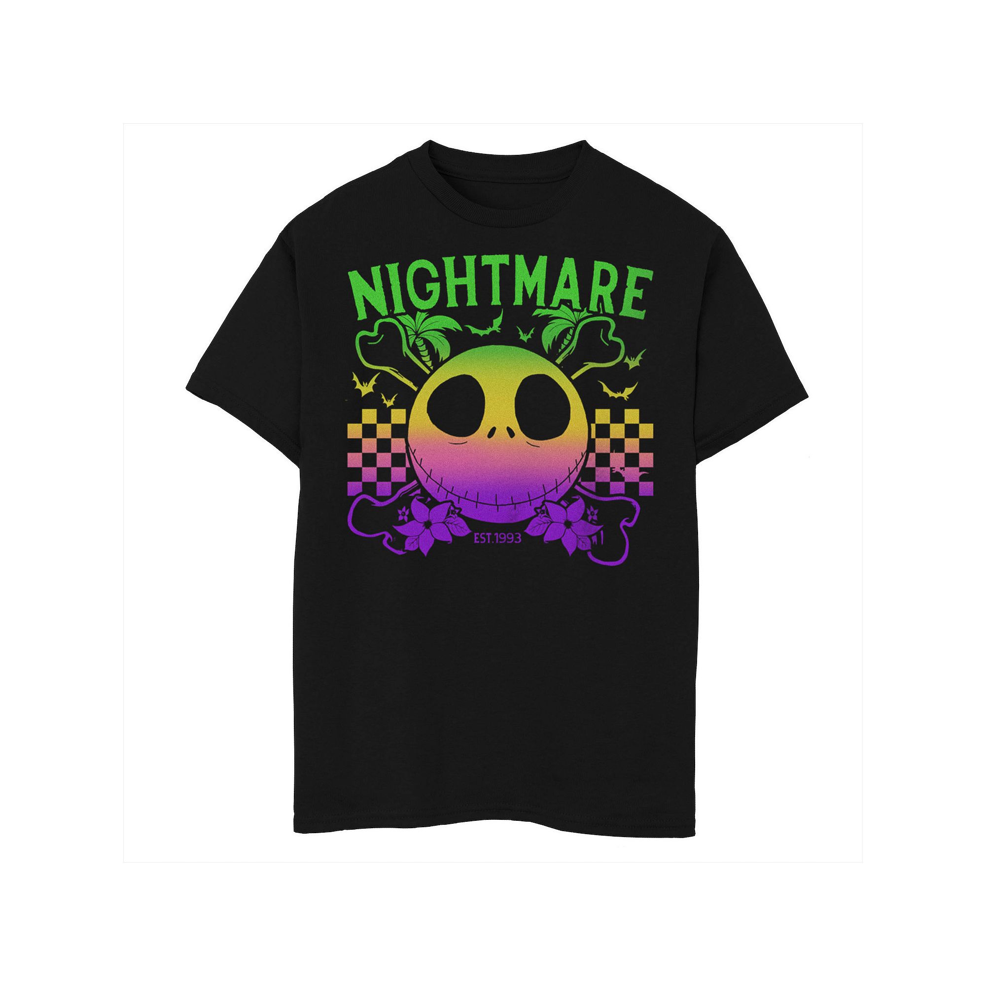 Disneys Nightmare Before Christmas Boys 8-20 Jack Skellington Gradient Hea