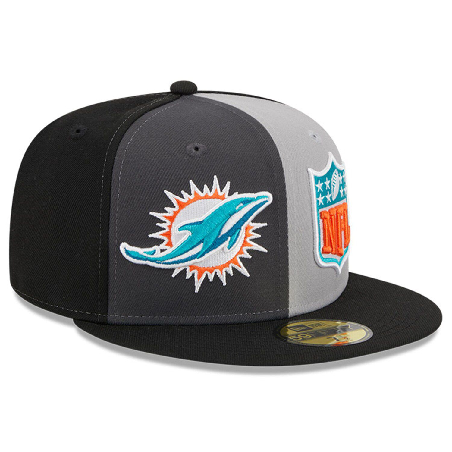 Men's New Era Aqua Miami Dolphins 2021 NFL Sideline Home 59FIFTY Fitted Hat