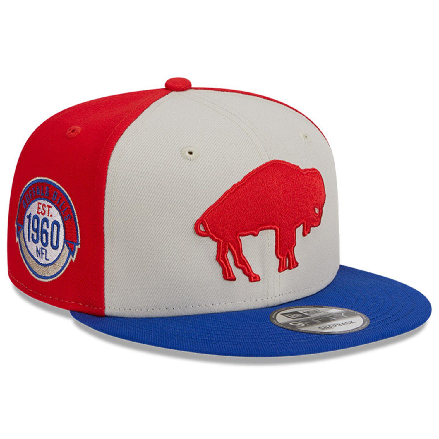 Men's Pro Standard Royal/Red Buffalo Bills 2Tone Snapback Hat