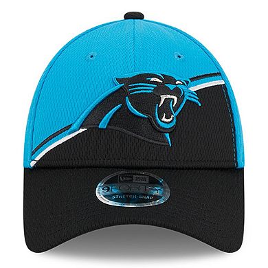 Men's New Era Blue/Black Carolina Panthers 2023 Sideline 9FORTY ...