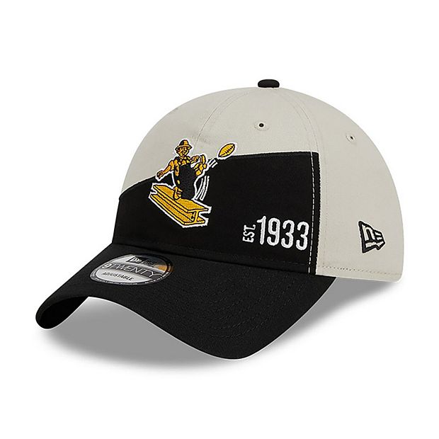 Men's New Era Cream Pittsburgh Steelers Retro 59FIFTY Fitted Hat