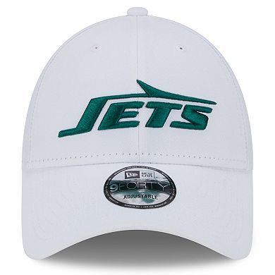 Men's New Era White New York Jets 2023 Sideline Historic 9forty 