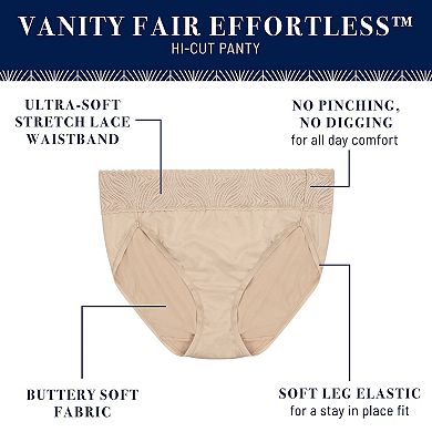 Women's Vanity Fair Lingerie Effortless™ Hi-Cut Panty 13275