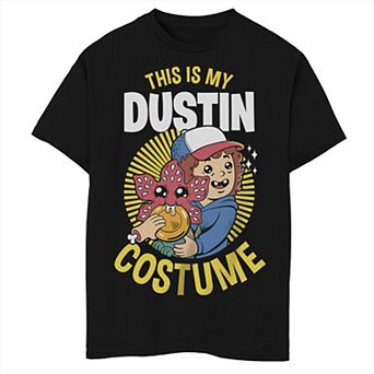 Boys Netflix Stranger Things Halloween This Is My Dustin Costume Graphic Tee