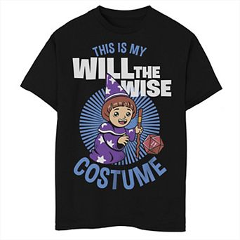 Boys Netflix Stranger Things Halloween Will The Wise Costume Graphic Tee
