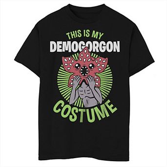 Boys Netflix Stranger Things Halloween This is My Demogorgon Costume Graphic Tee