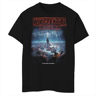 Boys Netflix Stranger Things Halloween Hopper Pumpkin Patch Graphic Tee