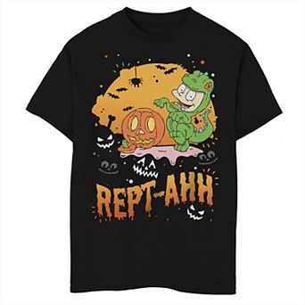 Boys 8-20 Nickelodeon Rugrats Halloween Tommy Pickles Reptar Costume Husky Tee