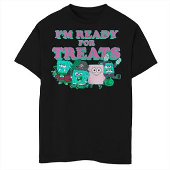 Boys 8-20 Nickelodeon SpongeBob SquarePants Halloween I'm Ready for Treats Husky Tee