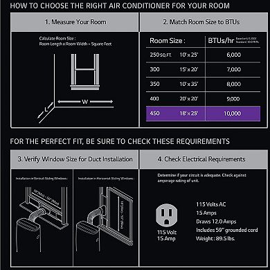 LG Electronics 10,000 BTU Portable Air Conditioner
