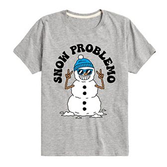 Boys 8-20 Snowman Snow Problemo Graphic Tee