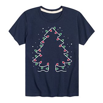 Boys 8-20 Christmas Tree Graphic Tee