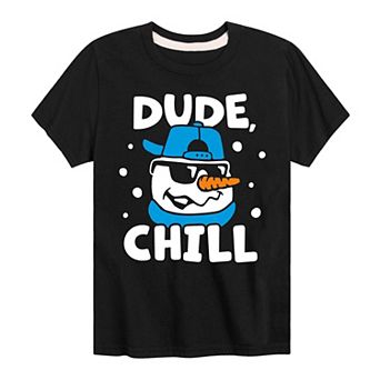 Boys 8-20 Dude Chill Graphic Tee