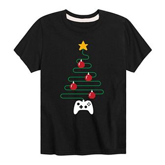 Boys 8-20 Game Controller Tree Graphic Tee