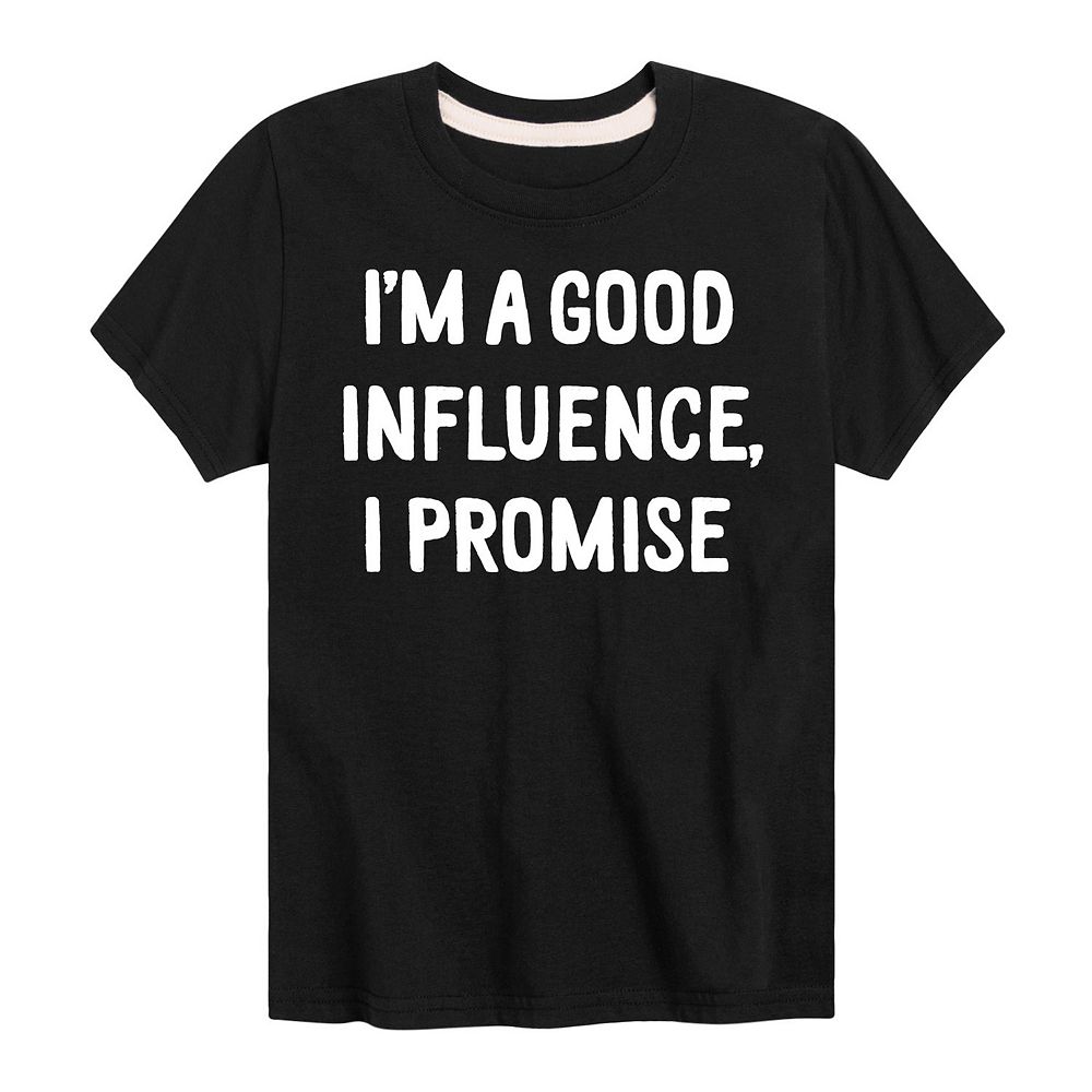 Boys 8-20 Im A Good Influence Graphic Tee