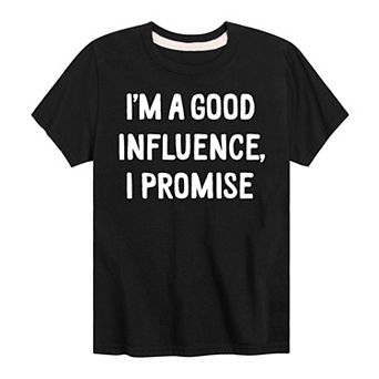 Boys 8-20 Im A Good Influence Graphic Tee