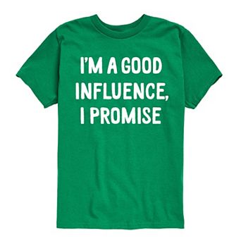 Boys 8-20 Im A Good Influence Graphic Tee