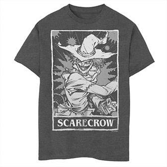Boys Batman The Scarecrow Tarot Card Husky Graphic Tee