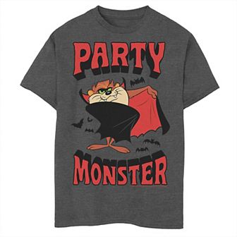 Boys Looney Tunes Tasmanian Devil Party Monster Husky Graphic Tee