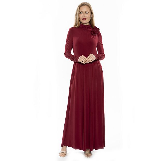 Kohls 2025 maroon dress