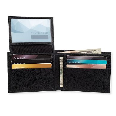 Men's Levi's RFID-Blocking Batwing Logo Passcase Bifold Wallet