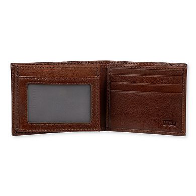 Men's Levi's RFID-Blocking Extra-Capacity Bifold Traveler Wallet