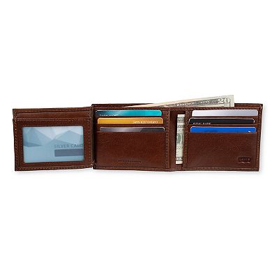 Men's Levi's RFID-Blocking Extra-Capacity Bifold Traveler Wallet