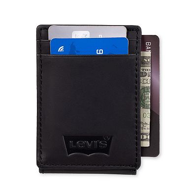 Men's Levi's® RFID Front Pocket Wallet with Magnetic Money Clip