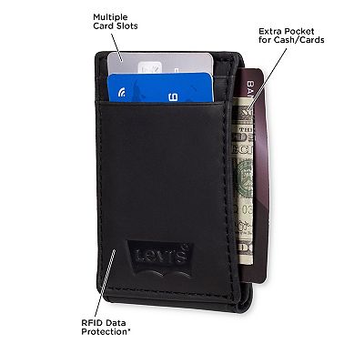 Levis money clip wallet best sale